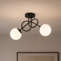 Brilagi - Lustre MILO de montagem superficial 2xE27/60W/230V preto
