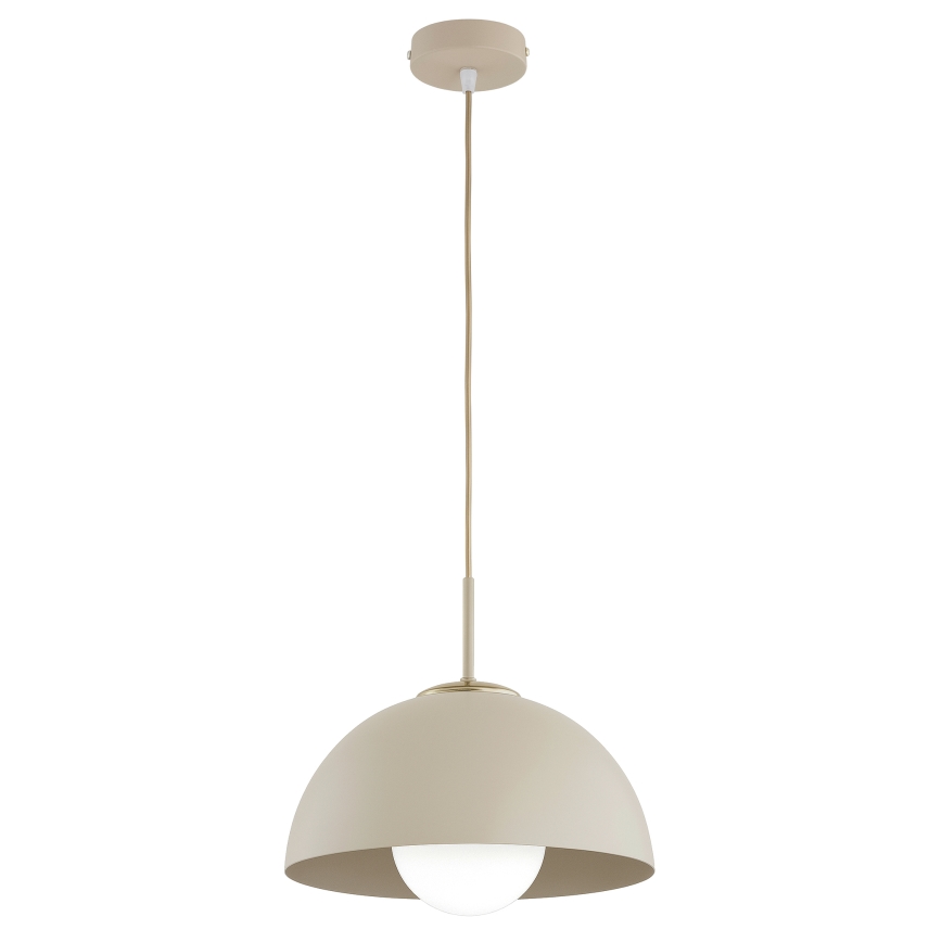 Brilagi - Lustre pendente com cabo, COSMO 1x E27/60W/230V, Ø 30 cm, bege/dourado