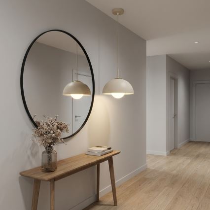 Brilagi - Lustre pendente com cabo, COSMO 1x E27/60W/230V, Ø 30 cm, bege/dourado