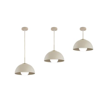 Brilagi - Lustre pendente com cabo, COSMO 1x E27/60W/230V, Ø 30 cm, bege/dourado