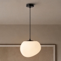 BRILAGI - Lustre pendente com cabo PEBBLES 1xE27/40W/230V Ø 25 cm preto