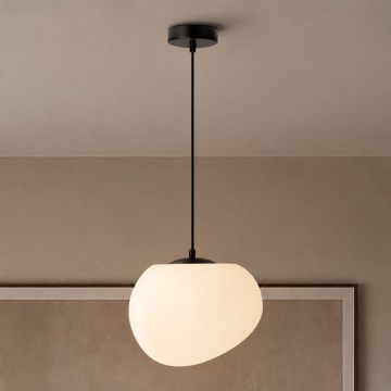 BRILAGI - Lustre pendente com cabo PEBBLES 1xE27/40W/230V Ø 25 cm preto