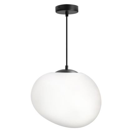 BRILAGI - Lustre pendente com cabo PEBBLES 1xE27/40W/230V Ø 25 cm preto