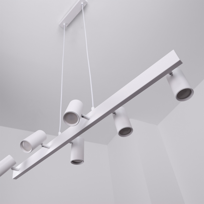 Brilagi - Lustre pendente com cabo SELE 6xGU10/30W/230V branco