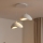 Brilagi - Lustre pendente com cabo WABI SABI 2xE27/40W/230V Ø 74 cm branco