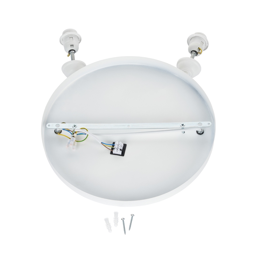 Brilagi - Lustre pendente com cabo WABI SABI 2xE27/40W/230V Ø 74 cm branco