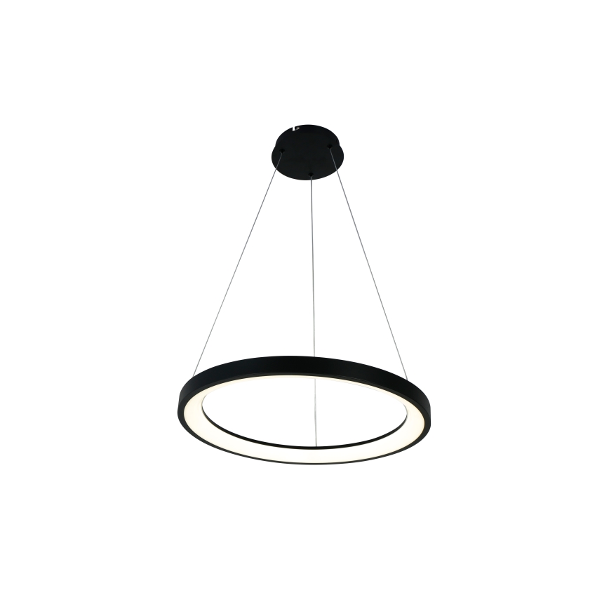 Brilagi - Lustre LED regulável suspenso por cabo FALCON SLIM LED/42W/230V 3000–6500K Ø 50 cm preto + comando remoto