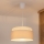 Brilagi - Lustre pendente em cabo PADOVA 1xE27/60W/230V Ø 40 cm cor creme