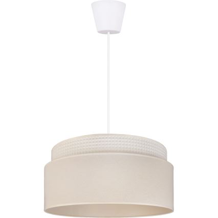 Brilagi - Lustre pendente em cabo PADOVA 1xE27/60W/230V Ø 40 cm cor creme