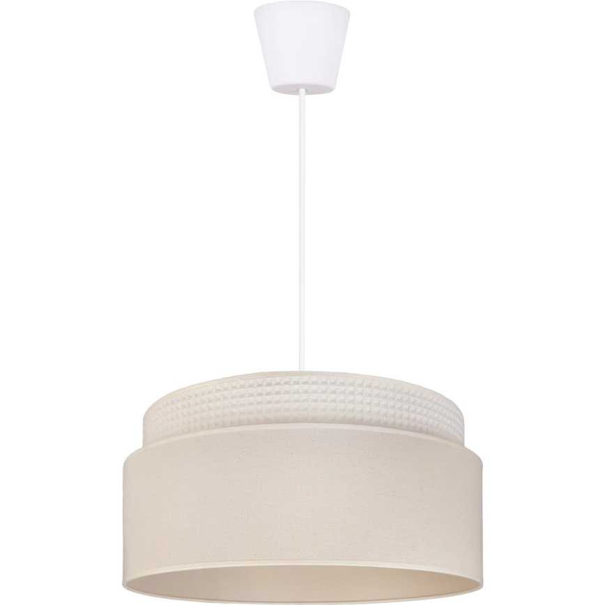 Brilagi - Lustre pendente em cabo PADOVA 1xE27/60W/230V Ø 40 cm cor creme