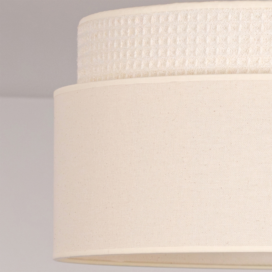 Brilagi - Lustre pendente em cabo PADOVA 1xE27/60W/230V Ø 40 cm cor creme