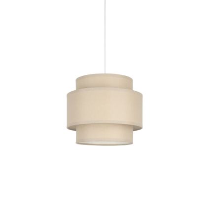 Brilagi - Lustre pendente em cabo RESNA 1xE27/60W/230V Ø 20 cm bege