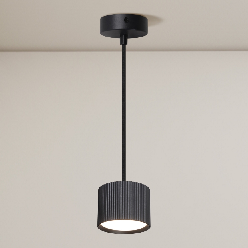 Brilagi - Lustre pendente em cabo STRIPY 1xGX53/15W/230V preto