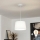 Brilagi - Lustre pendente LED CERIA com cabo 1xE27/40W/230V Ø 30 cm branco