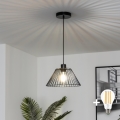 BRILAGI - Lustre pendente LED com cabo CERIA WIRE 1xE27/40W/230V Ø 30 cm preto