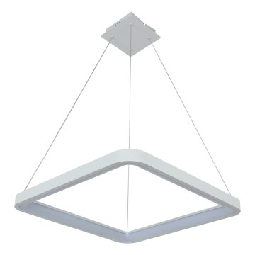 Brilagi - Lustre pendente LED dimerizável em cabo FALCON SLIM LED/50W/230V 3000-6500K 50x50 cm branco + comando remoto