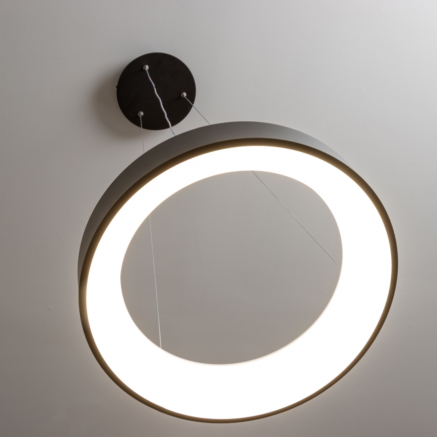 Brilagi - Lustre LED regulável suspenso por cabo FALCON LED/40W/230V 3000-6500K Ø 45 cm preto + comando remoto