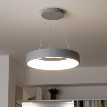 Brilagi - Lustre pendente LED dimerizável FALCON LED/40W/230V 3000-6500K diâmetro 45 cm cinzento + comando remoto