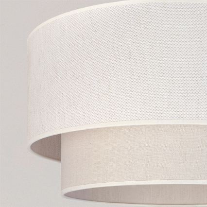 Brilagi - Lustre pendente LED em cabo BOHO ECO 1xE27/10W/230V Ø 40 cm creme