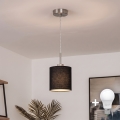 Brilagi - Lustre pendente LED NUBILA 1xE27/60W/230V Ø 14 cm preto