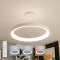 Brilagi - Lustre pendente LED regulável em cabo FALCON II LED/108W/230V 3000-6500K Ø 80 cm branco + controlo remoto