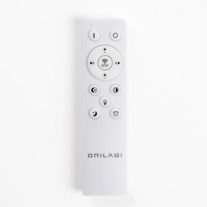 BRILAGI - Lustre LED regulável suspenso por cabo FALCON SLIM LED/50W/230V 3000-6500K 50x50 cm bege + controlo remoto