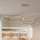 Brilagi - Lustre pendente LED regulável suspenso por cabo PORTOFINO LED/98W/230V 3000-6000K bege + comando remoto