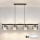 Brilagi - Lustre pendente LED RGB+CCT dimerizável em cabo AURA LUX 4xGX53/14W/230V 2700-6500K Wi-Fi Tuya preto/fumê