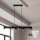 Brilagi - Lustre pendente LED RGBW regulável suspenso por cabo SELE 6xGU10/6,5W/230V 2700-6500K preto + controlo remoto