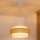 Brilagi - Lustre pendente SPACE 1xE27/60W/230V Ø 40 cm bege/creme