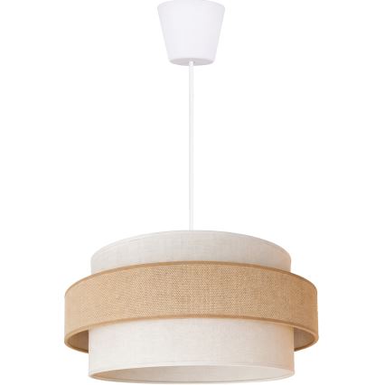 Brilagi - Lustre pendente SPACE 1xE27/60W/230V Ø 40 cm bege/creme