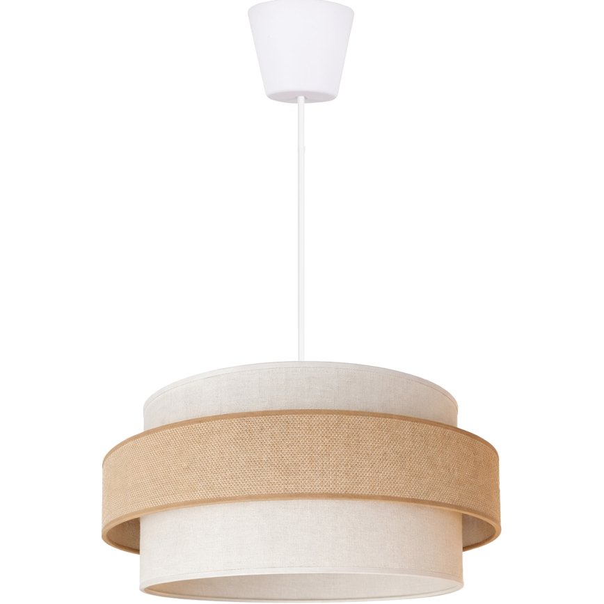 Brilagi - Lustre pendente SPACE 1xE27/60W/230V Ø 40 cm bege/creme