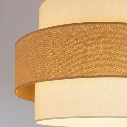 Brilagi - Lustre pendente SPACE 1xE27/60W/230V Ø 40 cm bege/creme