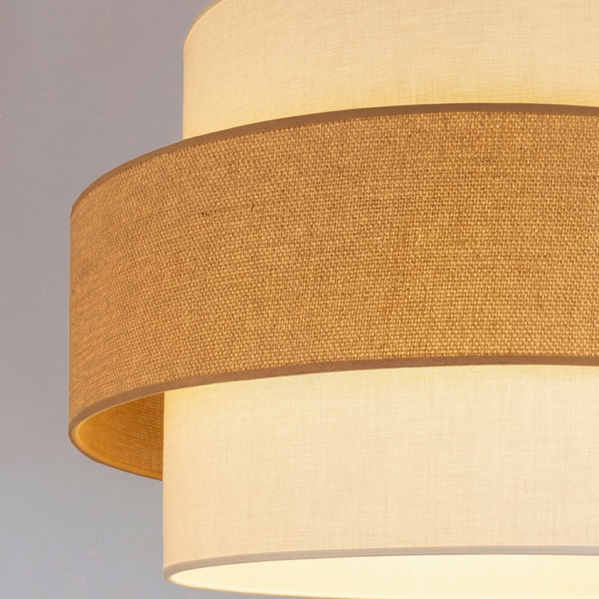 Brilagi - Lustre pendente SPACE 1xE27/60W/230V Ø 40 cm bege/creme