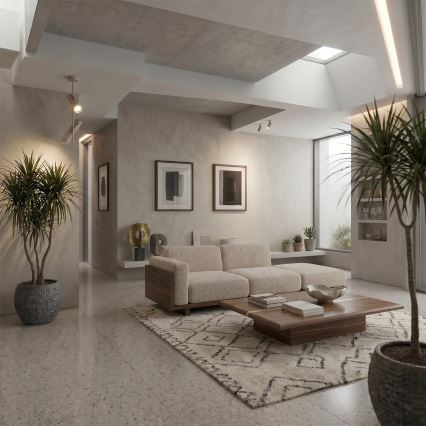 BRILAGI - Lustre LED RGBW dimerizável em haste BRANCH 2xGU10/6,5W/230V 2700-6500K bege