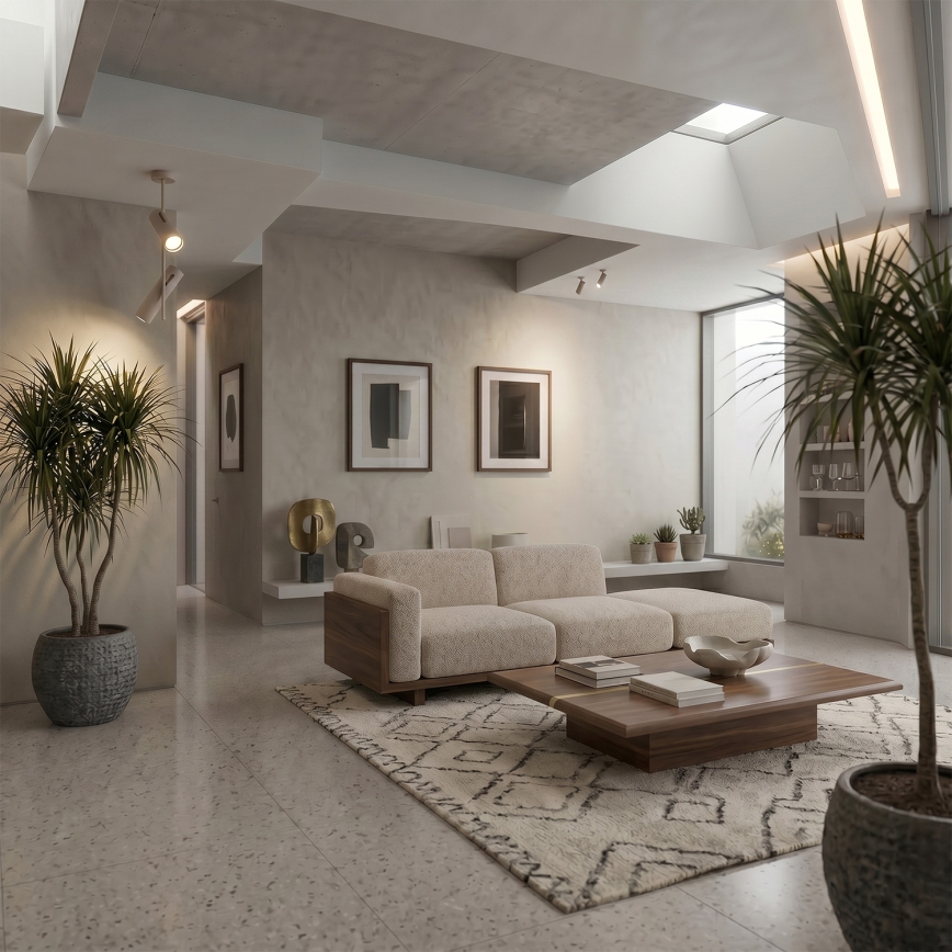 BRILAGI - Lustre LED RGBW dimerizável em haste BRANCH 2xGU10/6,5W/230V 2700-6500K bege