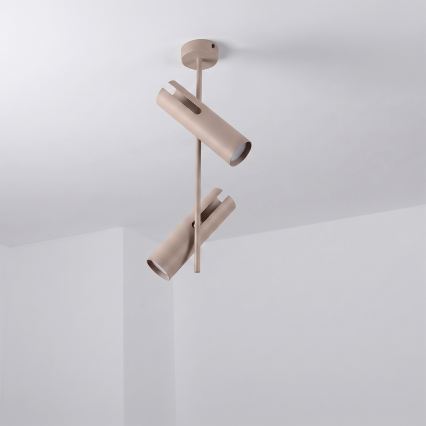 BRILAGI - Lustre LED RGBW dimerizável em haste BRANCH 2xGU10/6,5W/230V 2700-6500K bege