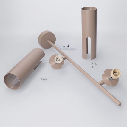 BRILAGI - Lustre LED RGBW dimerizável em haste BRANCH 2xGU10/6,5W/230V 2700-6500K bege