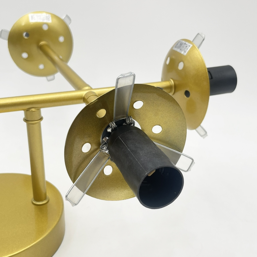Brilagi - Lustre sobreposto MALONY 6xE14/20W/230V dourado