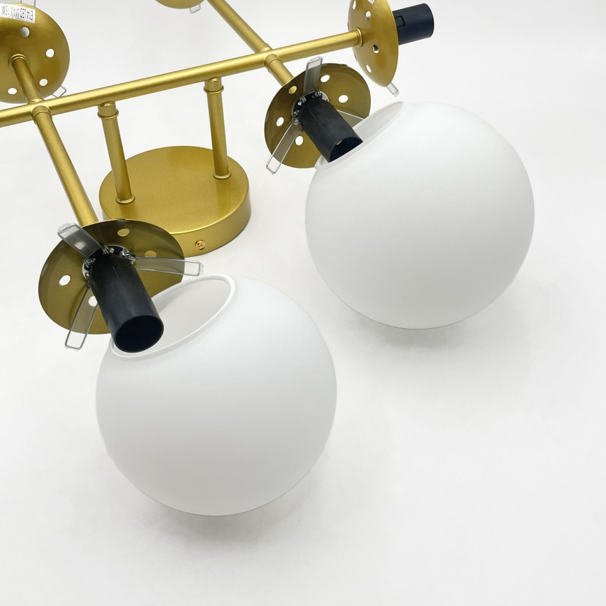 Brilagi - Lustre sobreposto MALONY 6xE14/20W/230V dourado
