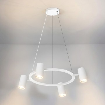 Brilagi - Lustre suspenso com cabo SELE 4xGU10/30W/230V branco