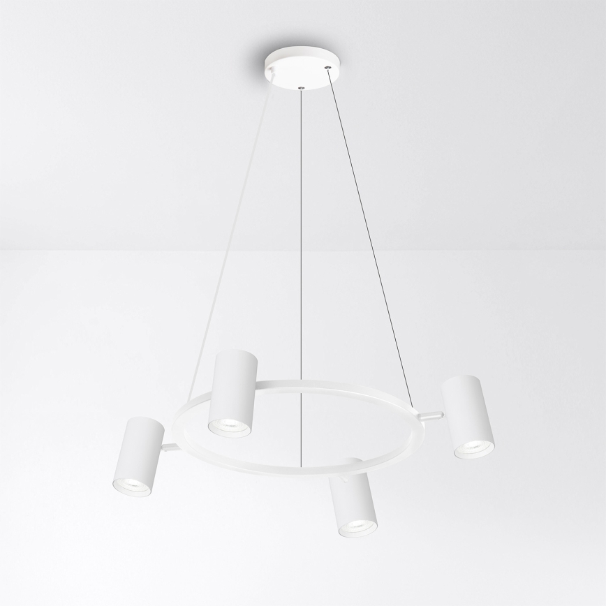 Brilagi - Lustre suspenso com cabo SELE 4xGU10/30W/230V branco