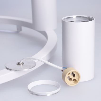 BRILAGI - Lustre suspenso com cabo SELE 6xGU10/30W/230V branco
