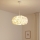 Brilagi - Lustre suspenso com cabo SOLEAIR 1xE27/60W/230V Ø 45 cm branco