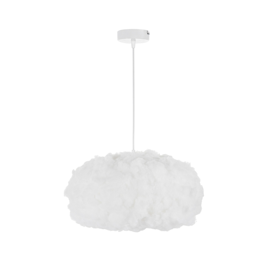 Brilagi - Lustre suspenso com cabo SOLEAIR 1xE27/60W/230V Ø 45 cm branco