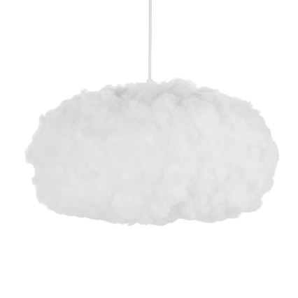 Brilagi - Lustre suspenso com cabo SOLEAIR 1xE27/60W/230V Ø 45 cm branco