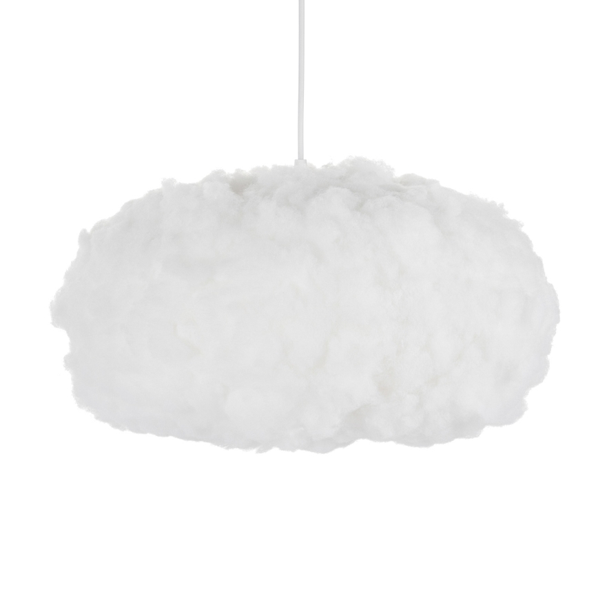 Brilagi - Lustre suspenso com cabo SOLEAIR 1xE27/60W/230V Ø 45 cm branco