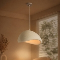 BRILAGI - Lustre suspenso com cabo WABI SABI 1xE27/60W/230V Ø 40 cm branco