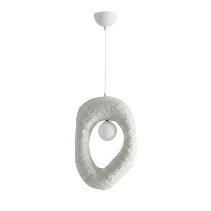 Brilagi - Lustre suspenso com cabo WABI SABI 1xG9/8W/230V branco