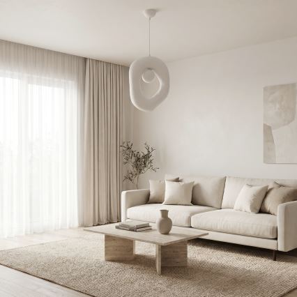Brilagi - Lustre suspenso com cabo WABI SABI 1xG9/8W/230V branco